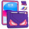 Case Cover Case Compatible with iPad 10th Generation Case 2022 Release Tablet Case Shockproof Rugged Protective Cover with Stand Compatible with Kids Girl Boys Children Tablet Cover ( Color : Purple+R view 2