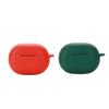 2 Pack DAYJOY Soft Silicone Protective Case Cover Compatible with SoundPEATS Engine4 Earbuds, Protective Skin Sleeve with Key Chain (red+Green) view 1