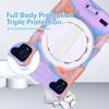 SGTD Case Cover Kids Case Compatible with TECLAST P80H P80X P80 8",Soft Silicone Lightweight Case,with Hand Strap Shoulder Belt Rotatable Stand Cover Tablet Cover (Color : Black) view 3
