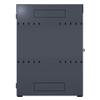 NavePoint 6U Vertical Server Rack Enclosure, Low Profile, 27.5" Deep, Max Weight Capacity 132lbs - 6U Network Cabinet Vertical Wall Mount, Perforated, Black view 2