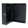 NavePoint 6U Vertical Server Rack Enclosure, Low Profile, 27.5" Deep, Max Weight Capacity 132lbs - 6U Network Cabinet Vertical Wall Mount, Perforated, Black view 3