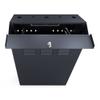 NavePoint 6U Vertical Server Rack Enclosure, Low Profile, 27.5" Deep, Max Weight Capacity 132lbs - 6U Network Cabinet Vertical Wall Mount, Perforated, Black view 4