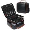 KYALOU Electronics Travel Organizer, Large Electronic Accessories Cable Case with Adjustable Dividers, Waterproof Tech Storage Bag Gifts with Double Layers for Cord, Charger, Power Bank - Black view 1