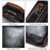 KYALOU Electronics Travel Organizer, Large Electronic Accessories Cable Case with Adjustable Dividers, Waterproof Tech Storage Bag Gifts with Double Layers for Cord, Charger, Power Bank - Black view 2