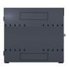 NavePoint 8U Vertical Server Rack Enclosure, Low Profile, 15.7" Deep, Max Weight Capacity 132lbs - 8U Network Cabinet Vertical Wall Mount, Perforated, Black view 2