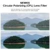 72mm Circular Polarizers Filter,NEWKS Waterproof Circular Polarizing Filter with 30 Multi-Layer Coatings CPL Filter for 72mm Camera Lens,with HD Optical Glass/Ultra Slim Frame,Enhance Contrast view 2