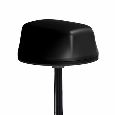 Mobile Mark LTMG508 5 Cables: Two 5G, Two WiFi, & One GNSS Global LTE 5G-Ready Antenna, Thread Mount, Black, SMA, 15ft (White)