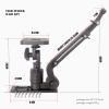 Stainless Steel Fish Finder Mounting Kit for Boats, Strong Clamping Force Transducer Mount view 4