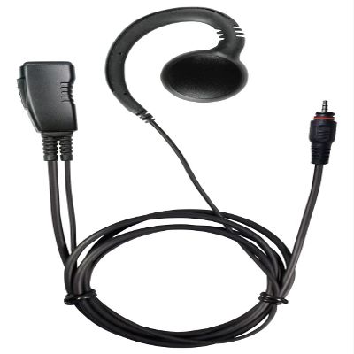 PRYME PRO-Grade (LMC-1GH-M18) Lapel Mic w/Soft G-Hook Swivel Earphone - for Motorola CLP1010e and CLP1080e
