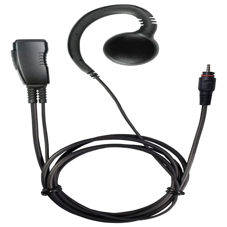 PRYME PRO-Grade (LMC-1GH-M18) Lapel Mic w/Soft G-Hook Swivel Earphone - for Motorola CLP1010e and CLP1080e