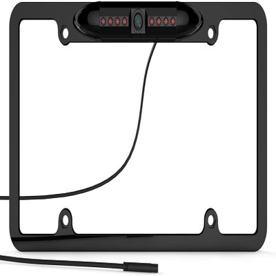 Backup Camera Frame License Plate HD Night Vision Rear View 170 Angle Waterproof Compatible with Dual Car Radio XDVD179BT XVM1000UI DCPA71W DCPA901 DM620N DM70MIR DM90MIR DMCPA70 DV622 DV712 DV715B