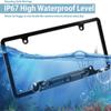Backup Camera Frame License Plate HD Night Vision Rear View 170 Angle Waterproof Compatible with Dual Car Radio XDVD179BT XVM1000UI DCPA71W DCPA901 DM620N DM70MIR DM90MIR DMCPA70 DV622 DV712 DV715B view 3