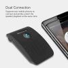 Qiilu Car Bluetooth Speaker Speakerphone Abs Car Bluetooth Speakerphone Sun Visor Receiver Adapter Handsfree Mp3 Speaker with Back Clip view 2