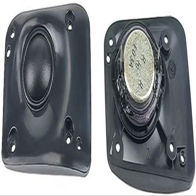 DEPILA Element Tweeter Home Audio Speakers for Computer Speakers 4OHM 20W Neodymium Tweeter Silk Film Tweeter 57 * 71MM Suitable for Most Audio Portable Audio Units 2PCS Speakers