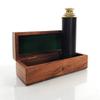 HomeRoots 1.5" X 15" X 1.5" Handheld Telescope in Wood Box view 4