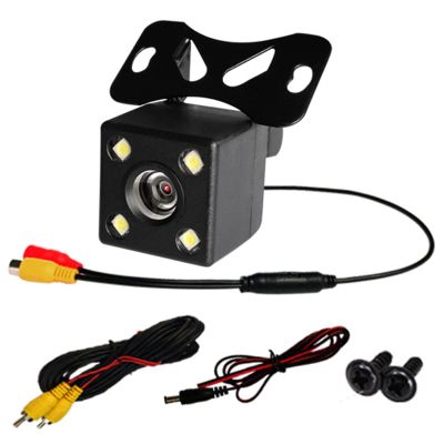 Vermon Car Backup Camera, Rear View Camera Ultra High Clarity with LED Light Waterproof, 170 Degree Wide View Angel Universal Night Vision Blind Spot Parking Camera A