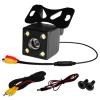 Vermon Car Backup Camera, Rear View Camera Ultra High Clarity with LED Light Waterproof, 170 Degree Wide View Angel Universal Night Vision Blind Spot Parking Camera A view 1