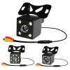 Vermon Car Backup Camera, Rear View Camera Ultra High Clarity with LED Light Waterproof, 170 Degree Wide View Angel Universal Night Vision Blind Spot Parking Camera A view 2