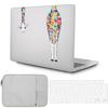 Laptop Cover Compatible with M2 MacBook Air 13.6 inch Case Model A2681 2022 Release with Retina Display, Plastic Hard Shell Cover & Keyboard Skin & Sleeve Case for MacBook Air 2022, Colored Giraffe view 1