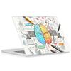 Case Compatible with MacBook Pro 15 inch Model A1707 A1990 Release 2019 2018 2017 2016 with Touch Bar and Touch ID, Plastic Hard Shell Case & Keyboard Cover Skin & Laptop Sleeve, Creative Brain view 4