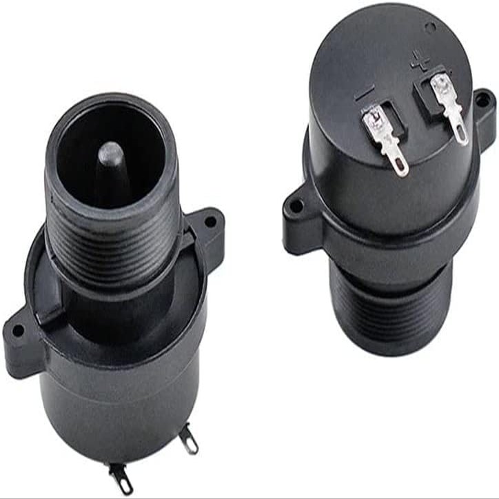 DEPILA Element Tweeter Updated Outdoor Speaker Tweeter with Coil Piezoelectric Ceramic Round Horn Treble Accessories 2K-27KHZ Speakers