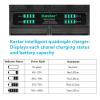 Kastar 4-Pack Battery and Quadruple Charger Compatible with Came-TV KUMINIK8 Duplex Digital Wireless Headset, Came-KUMINIK8 Headset, Came-WAERO Headset, Came-TV WAERO Duplex Digital Wireless Headset view 3