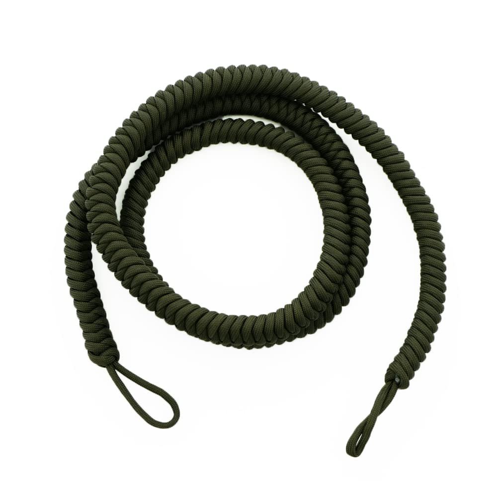YOUGLE Camera Strap, Vintage 100cm 550lb Nylon Rope Camera Neck Shoulder Strap 100% Handmade Gift for Photographers (Army Green)