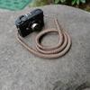 YOUGLE Camera Strap, Vintage 100cm 550lb Nylon Rope Camera Neck Shoulder Strap 100% Handmade Gift for Photographers (Army Green) view 3