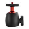Fotopro Mini Ball Head,360 Degree Rotating Swivel Tripod Ball Head Photograph Accessories for DSLR Camera Microphone Smartphone Max Load 6.61lbs 3kg view 1