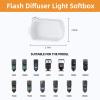 Flash Diffuser for Speedlight, Compatible with Canon 560 565EX 580EX and with Godox V860 TT600 - Speedlight, Camera Flash, Compatible with Canon and Godox Flash Diffuser view 4