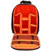 AUXDIQ Camera Bag Camera Backpack Waterproof Shockproof Camping Bag Small DSLR Camera Bag Travel Rucksack Camera Bag, Orange view 1