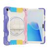 Case Cover Kids Case Compatible with Huawei Enjoy Tablet 2/MatePad T10/T10S/Matepad SE/Honor X8,Multi-Angle Elastic Bracket+360Adjustable Swivel Hand Strap Three-in-one Shatter-Resistant Shell,Drop-P view 1