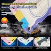 Case Cover Kids Case Compatible with Huawei Enjoy Tablet 2/MatePad T10/T10S/Matepad SE/Honor X8,Multi-Angle Elastic Bracket+360Adjustable Swivel Hand Strap Three-in-one Shatter-Resistant Shell,Drop-P view 3