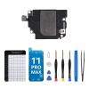 CYKJGS for iPhone 11 Pro Max Ringer Buzzer Connector Flex Cable Loudspeaker Replacement OEM Loud Speaker Module Audio Performance Part with Assembly ComPplete Fix Tools Kit for A2161, A2220, A2218 view 1