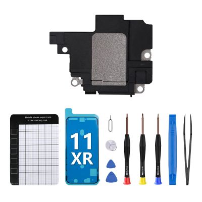CYKJGS for iPhone 11 Loud Speaker Buzzer Ringer Connector Module Replacement OEM for iPhone Xr Loudspeaker Sound Audio Assembly Part Complete Repair Tool Kit A2111 A2223 A2221 A1984 A2105 A2106 A2108