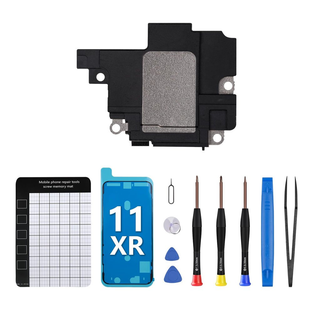 CYKJGS for iPhone 11 Loud Speaker Buzzer Ringer Connector Module Replacement OEM for iPhone Xr Loudspeaker Sound Audio Assembly Part Complete Repair Tool Kit A2111 A2223 A2221 A1984 A2105 A2106 A2108