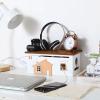Sohodoo Power Strip Box, Cable Management Box, Wood Cable Tidy Box, for TV Office Cord Organizer Ventilation Cable Organizer Box, Safety view 3