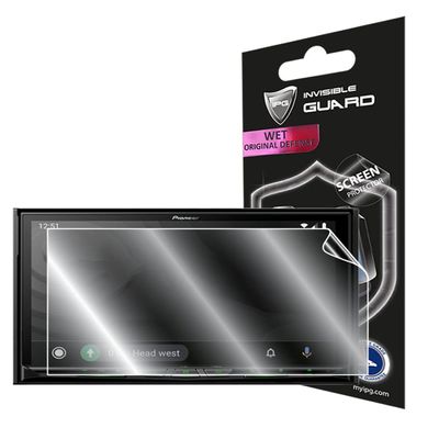 IPG For PIONEER AVIC-W8600NEX 7" Multimedia DVD/Navigation Truck GPS HydroGel Screen Protector Invisible Ultra HD Clear Film Anti Scratch Skin Guard - Smooth/Self-Healing/Bubble -Free for W8600NEX