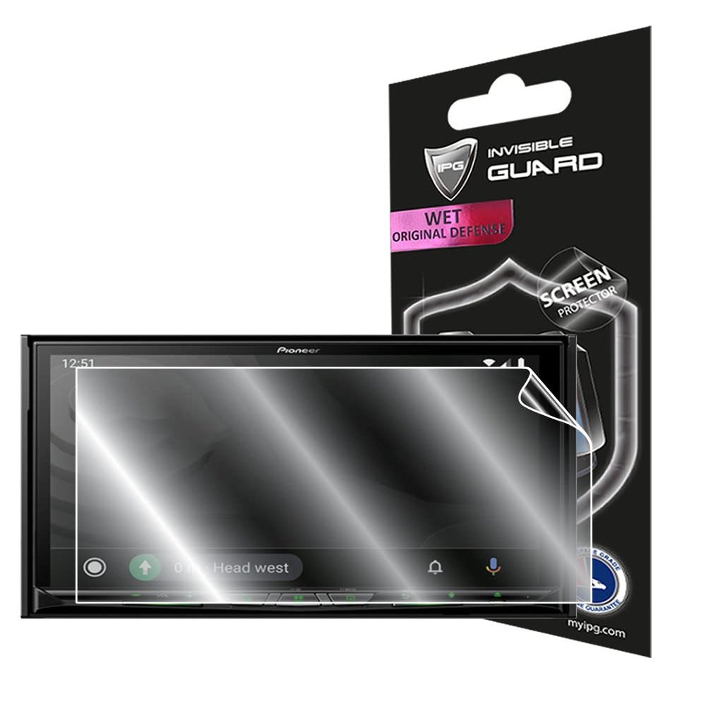 IPG For PIONEER AVIC-W8600NEX 7" Multimedia DVD/Navigation Truck GPS HydroGel Screen Protector Invisible Ultra HD Clear Film Anti Scratch Skin Guard - Smooth/Self-Healing/Bubble -Free for W8600NEX
