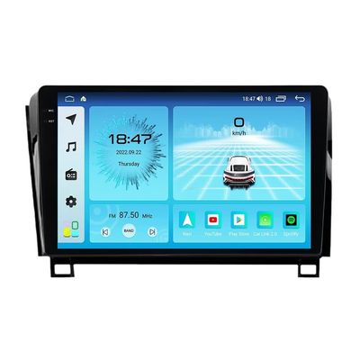 10.1" 8+256GB QLED Touch Screen Car Radio Stereo for Toyota Tundra 2007-2013/Sequoia 2008-2018 Upgrade Dash Kit, Android 11 GPS Navigation, Carplay Android Auto,BT 5.1,36 Bands DSP,SWC