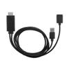 1080P HDMI USB Audio Cable for Monitor Adaptor Computer TV Projector Digital Line Accessory view 3