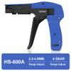 Cable Tie Gun, Ergonomic Hand Operated Fastening Zip Tie Gun, Adjustable Tension to Fasten, Cutting with 1-3 Tension Setting, Blue, 6.29 Inches Length Fastening Cable Tie Tool view 4