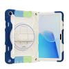 Case Cover Kids Case Compatible with Huawei Enjoy Tablet 2/MatePad T10/T10S/Matepad SE/Honor X8,Multi-Angle Elastic Bracket+360Adjustable Swivel Hand Strap Three-in-one Shatter-Resistant Shell,Drop-P view 1