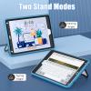 Case Cover Case Compatible with iPad 9.7 5th/6th2017/2018Compatible with iPad 6/air 2/pro 9.7 Tablet Case, Compatible with iPad (9.7-Inch, 2018/2017 Model Shockproof Rugged Protective Cover with Sta view 4