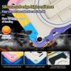 Case Cover Kids Case Compatible with Lenovo Tab M10 Plus 3rd Gen 10.6" TB-125F/128F (2022),Multi-Angle Elastic Bracket+360 Adjustable Swivel Hand Strap Three-in-one Shatter-Resistant Shell, Drop-Proo view 4