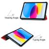 Case Cover Case Compatible with iPAD 10 2022 10.9inch,Tri-Fold Smart Tablet Case, Hard PC Back Shell Slim Case Multi- Viewing Angles Stand Hard Shell Folio Case Cover,Auto Sleep/Wake Tablet Case Table view 3