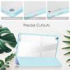 Case Cover Case Compatible with Lenovo Tab M10 Plus (Gen 3 2022) 10.6"Tablet Case, TPU Slim Cover Auto Wake/Sleep Smart Case with Clear Transparent Back Shell Back Tablet Cover ( Color : Sky blue ) view 4
