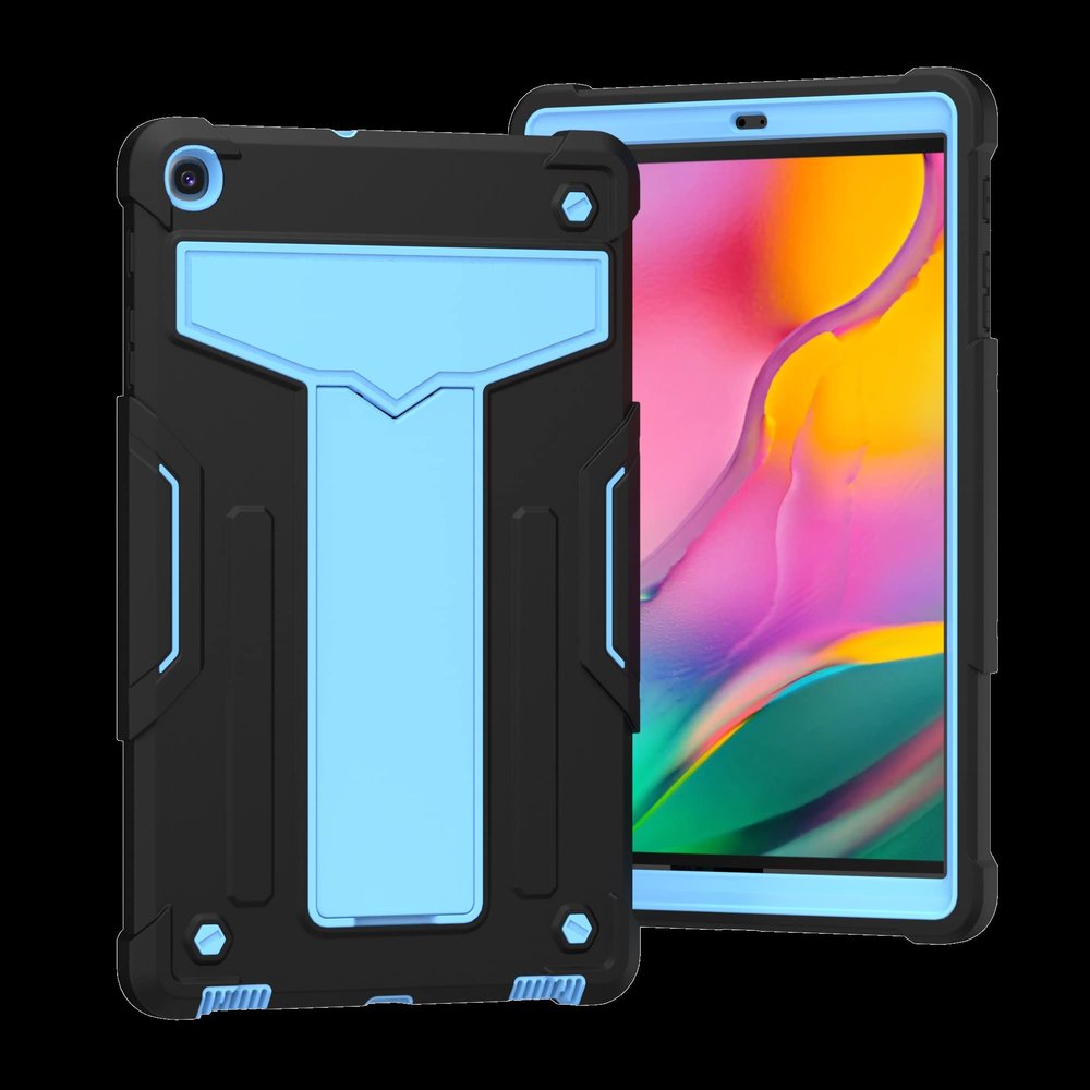 Case Cover Case Compatible with Samsung Galaxy Tab A 10.1 SM-T510/T515 10.1inch Case 2019,with Kickstand Three-Layer Hybrid Full Body Case Rugged Shock-Proof Fall Protection Cover Tablet Cover ( Color