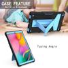 Case Cover Case Compatible with Samsung Galaxy Tab A 10.1 SM-T510/T515 10.1inch Case 2019,with Kickstand Three-Layer Hybrid Full Body Case Rugged Shock-Proof Fall Protection Cover Tablet Cover ( Color view 4