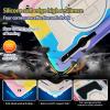 Case Cover Kids Case Compatible with Samsung Galaxy Tab S7 FE 12.4 inch 2021 (SM-T730/T736) ,Multi-Angle Elastic Bracket+360 Adjustable Swivel Hand Strap Three-in-one Shatter-Resistant Shell, Drop-Pr view 4